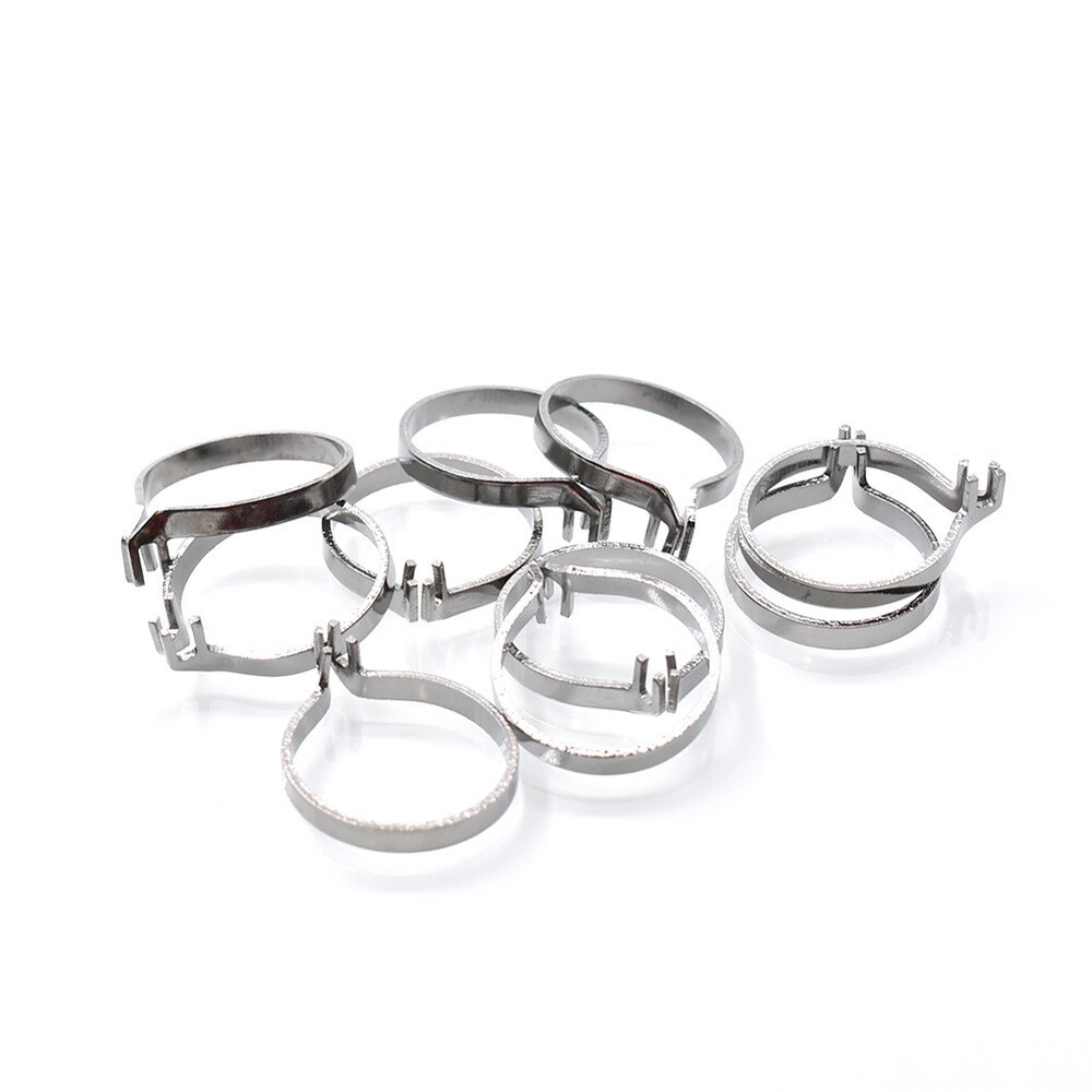 4X Dental Sectional Contoured Matrix Clamp Square Ring Holder for Placing Matrix