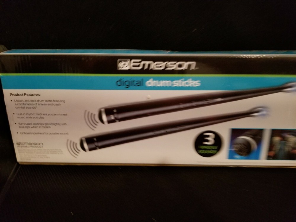 $20 Emerson Digital drum sticks NIB Motion Activated