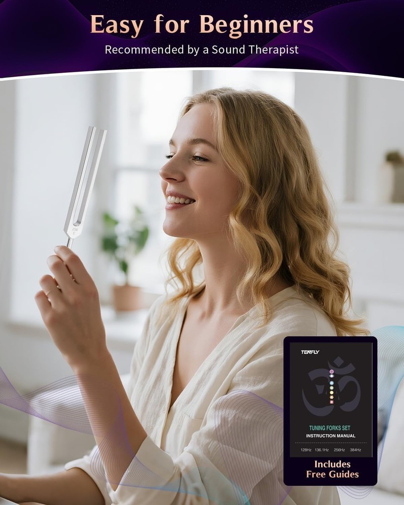 Precise Frequency Tuning Forks - Sound Healing Kit