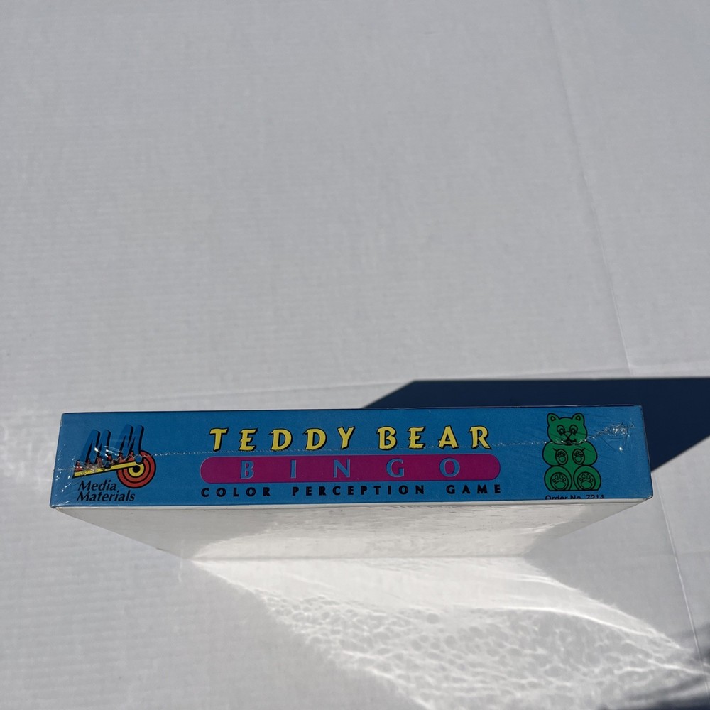MB Teddy Bear Bingo Color Perception Game NEW