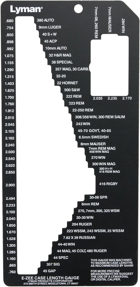 Lyman E-Zee Case Gauge