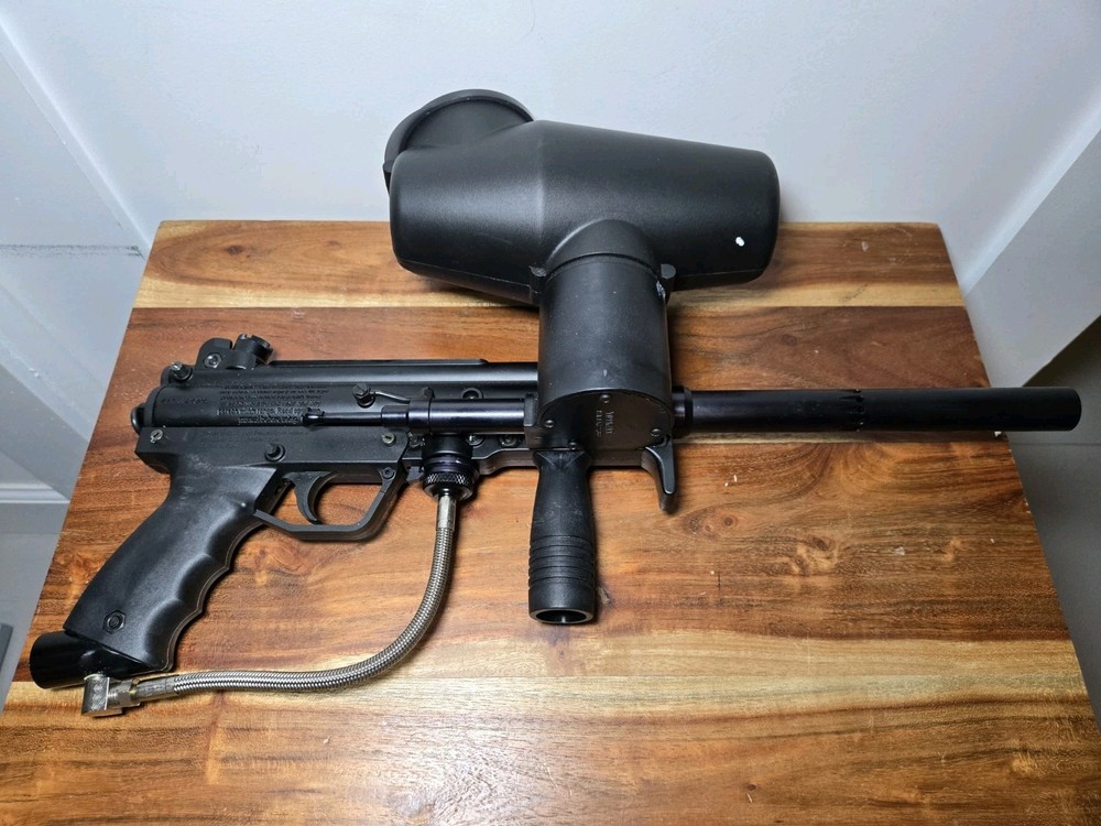 Tippmann A5 Basic Power Pack Woodsball Mechanical Paintball Gun Marker See Video