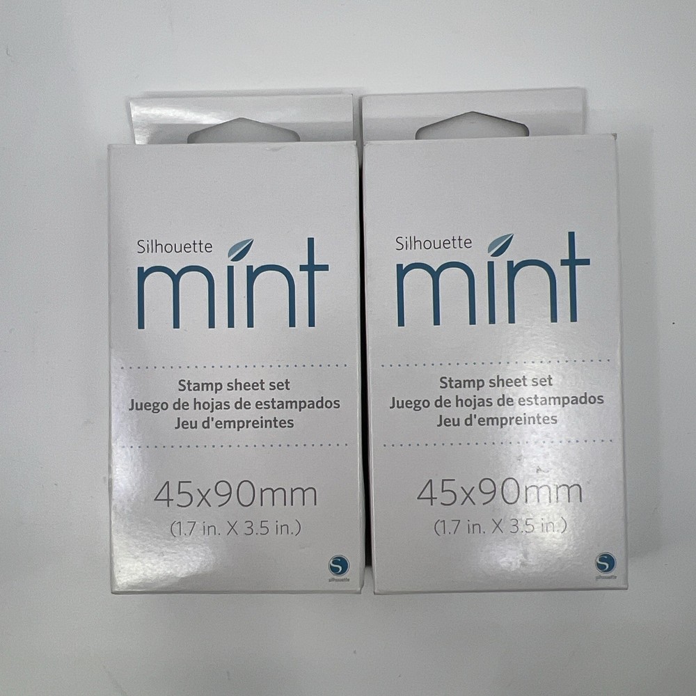 Silhouette Mint Custom Stamp Maker w Stamp Kits