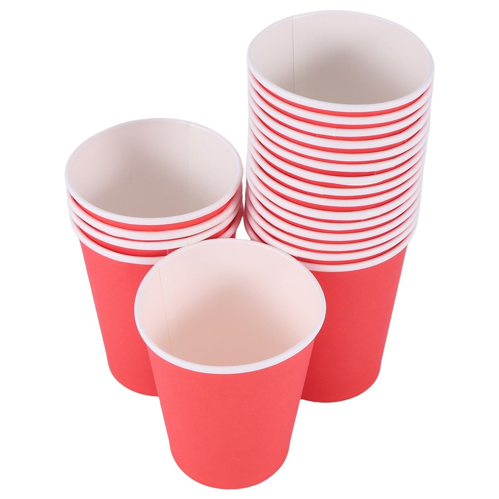 20 Cups (9oz) - Plain Solid Colours Birthday Catering T8I7