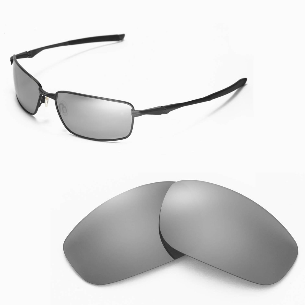 Walleva Titanium Polarized Replacement Lenses For Oakley Splinter Sunglasses