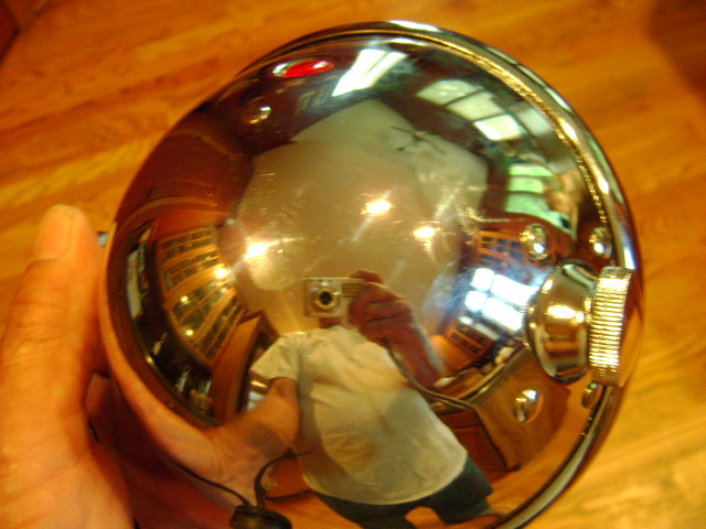 CUSTOM CHOPPER 12 VOLT SIDE MOUNT HEADLIGHT 5 3/4" BSA TRIUMPH HARLEY BOBBER