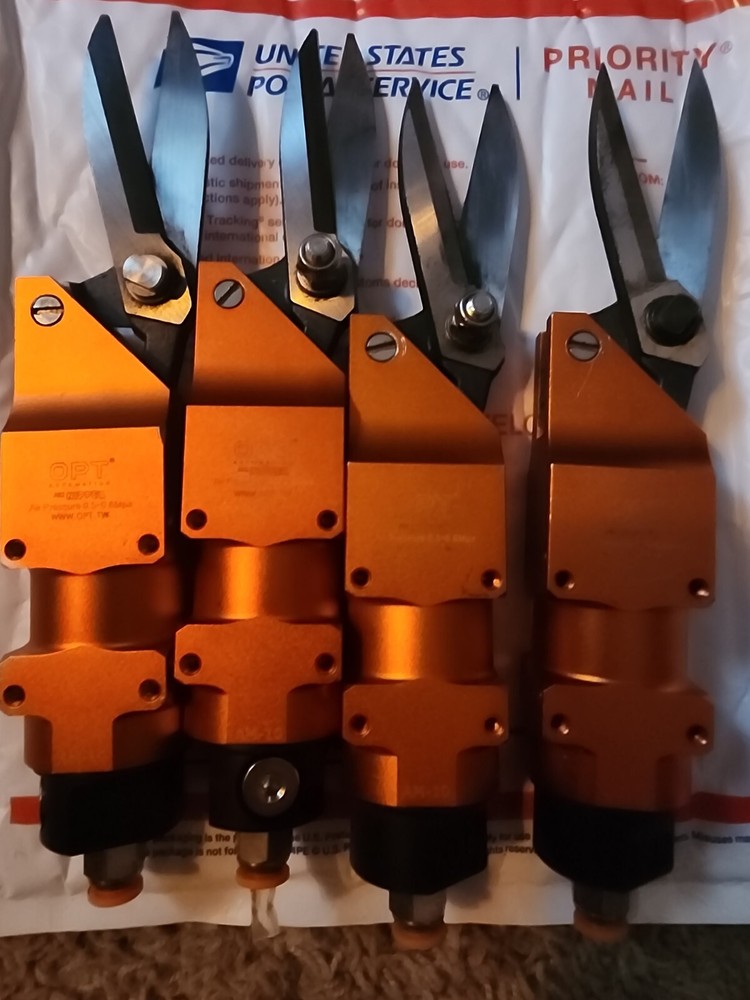 4 OPT AUTOMATION AIR NIPPERS NICE SHAPE