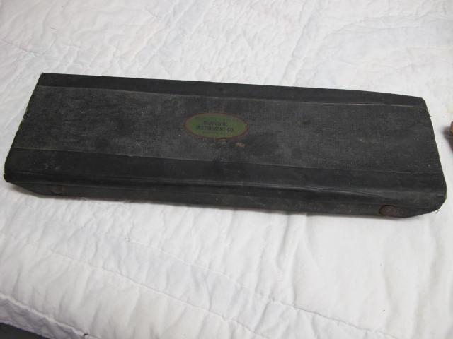 WS Darley Brass Dip Needle Compass in Case Telescoping