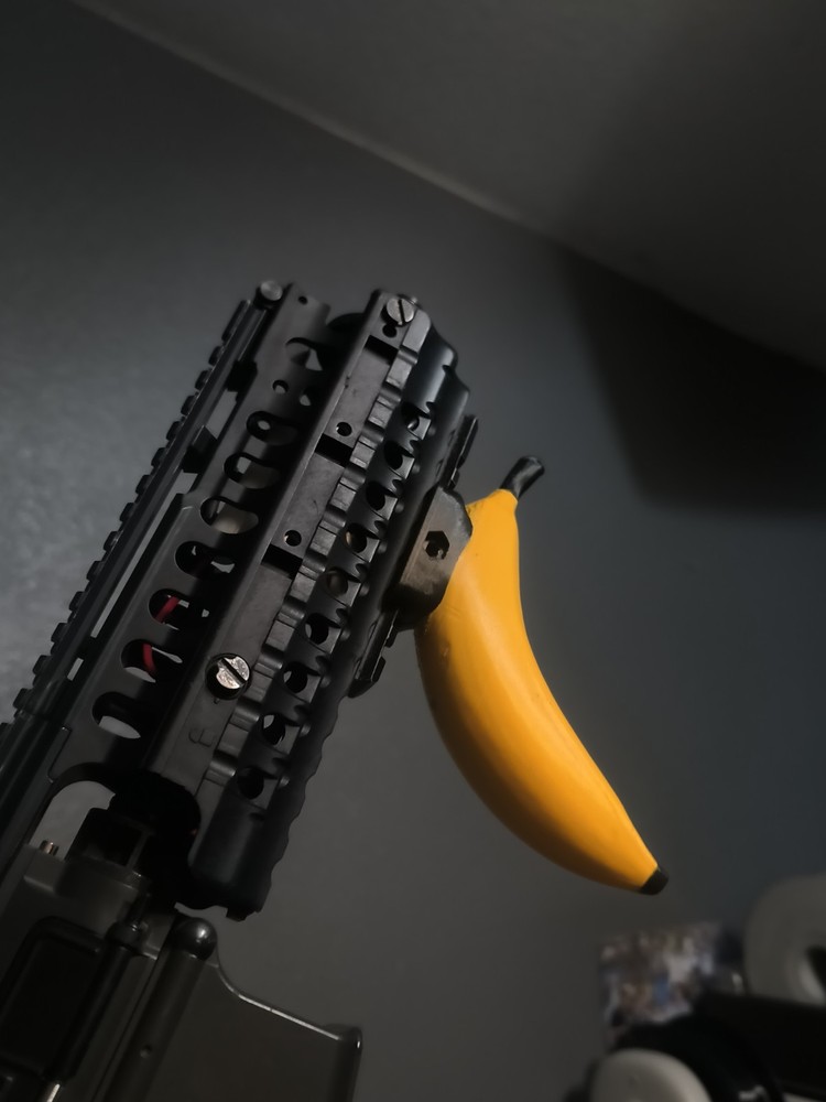 Airsoft Banana Grip 3d Printed