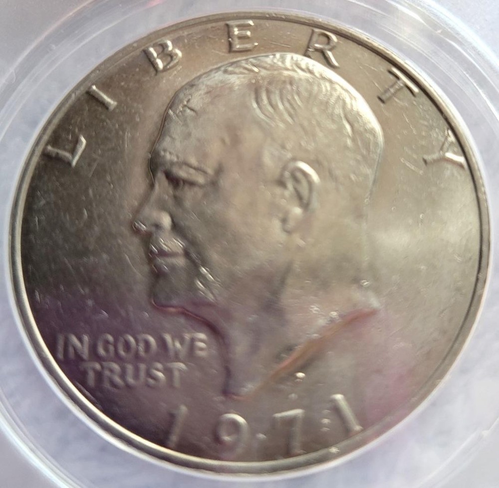 1971 D EISENHOWER (IKE) DOLLAR ANACS MS 63