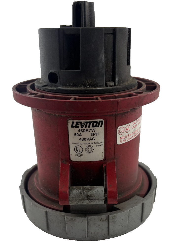 LEVITON 460R7W 60A 3PH 480VAC