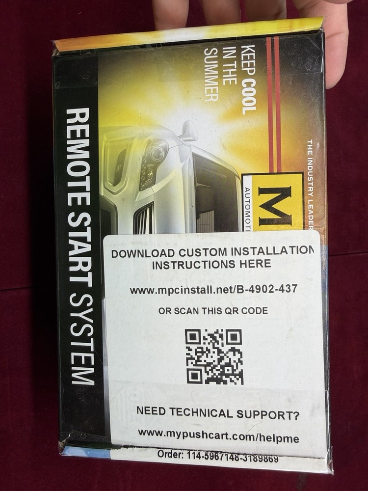 MPC Remote Start System 2018 Camry Hybrid