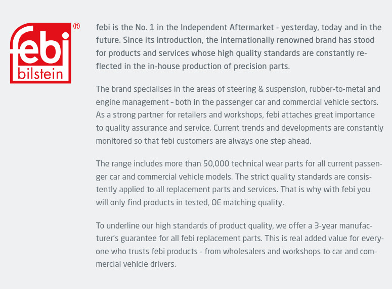 FEBI Engine Oil - 32931 -