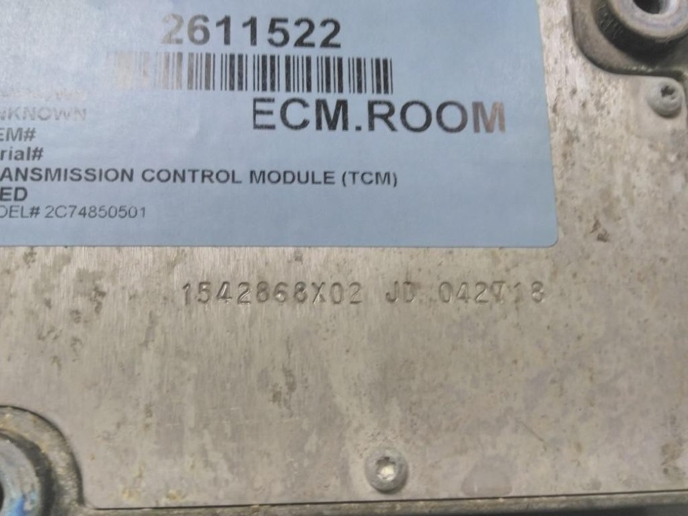 Replaces UNKNOWN UNKNOWN TRANSMISSION CONTROL MODULE (TCM) , OR