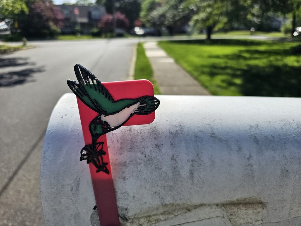 Hummingbird color Mailbox Flag Replacement