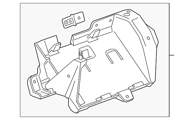 Genuine GM Engine Control Module Bracket 84013975