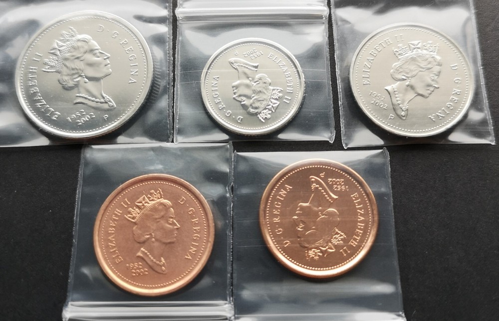 ***CANADA 2002 UNCIRCULATED COINS SET ***