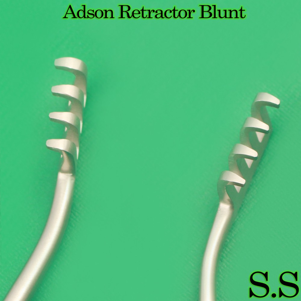 Adson Retractor Blunt Points 4x4 Prong 6" Surgical Instruments