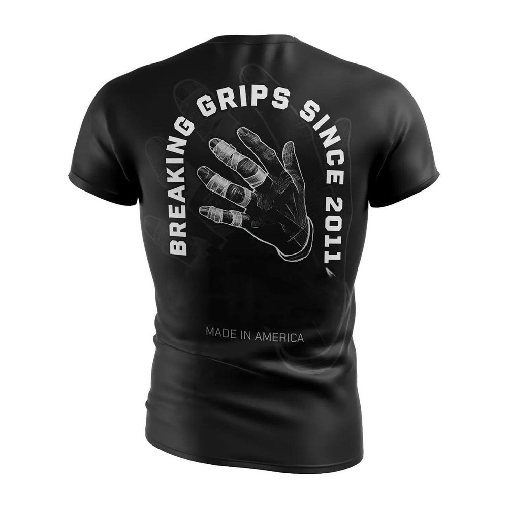 Tiger shrof in black shirt