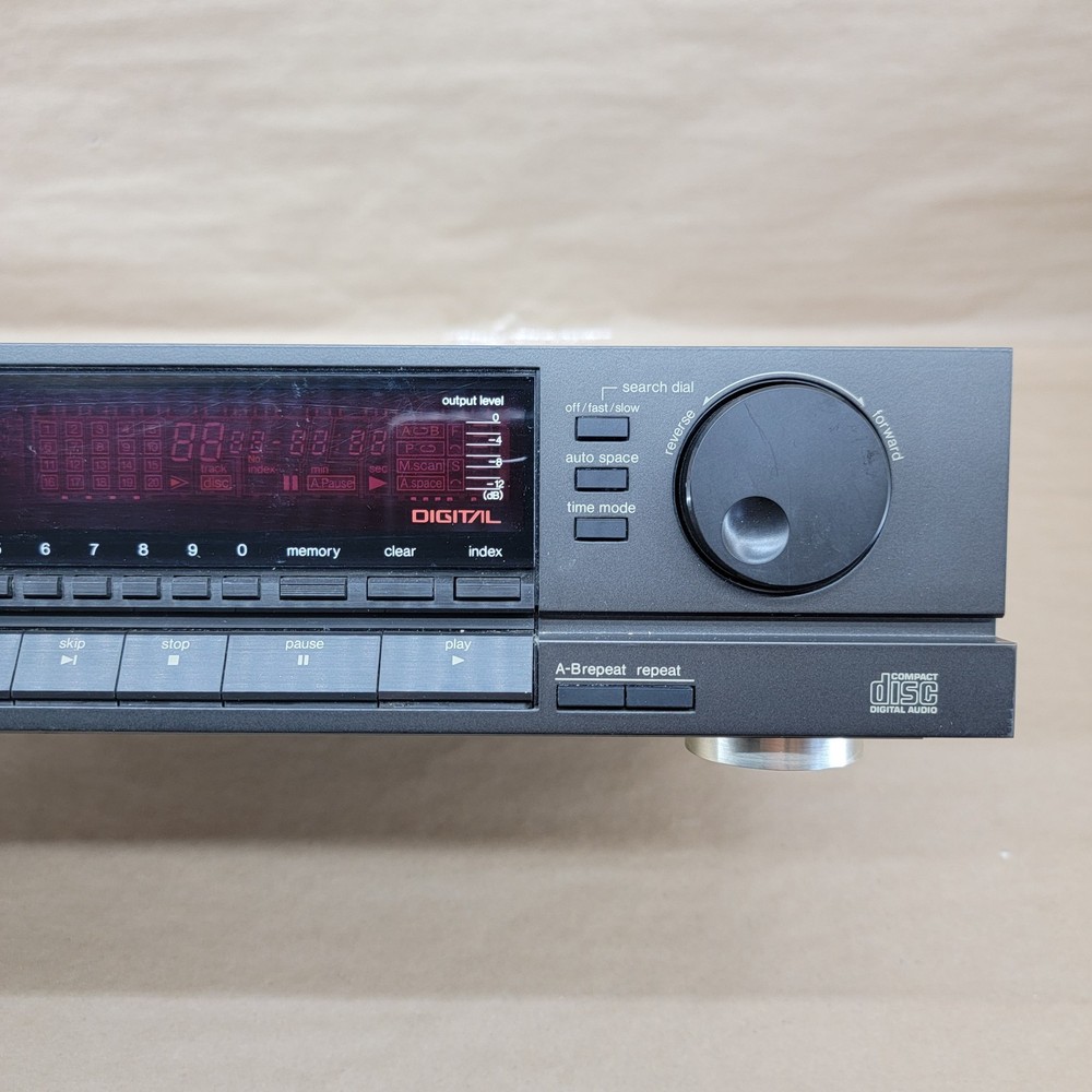 Vintage Technics SL-P520 CD Compact Disc Player NEW DRIVE BELT Tested & Working