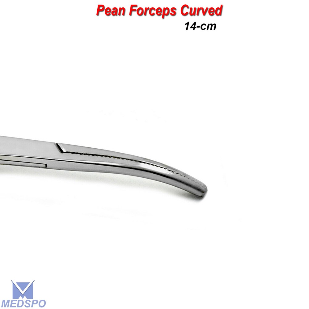 Pean Forceps Curved Locking Hemostat Forceps Dental Surgical Instruments CE