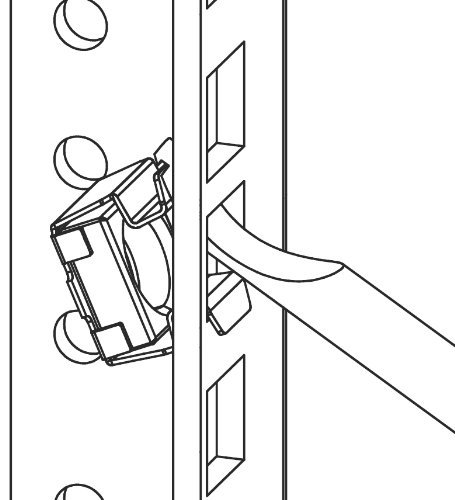 Cage Nut Tool by Star Case (4HARCNITOOL)