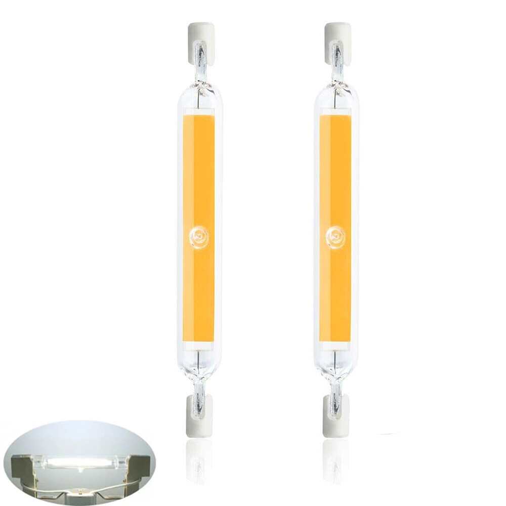 R7S LED Bulb COB Glass Tube 118MM 20W dimmable bulb Lamparda SpotLight 110V