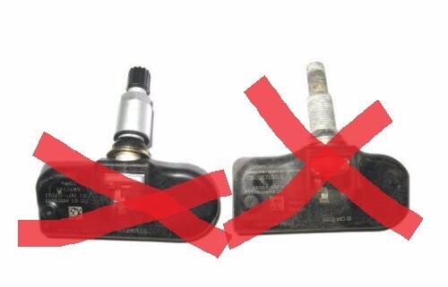 08 09 Mitsubishi Lancer Evo X Evolution TPMS Valve Stem Rebuild Replacement Kit