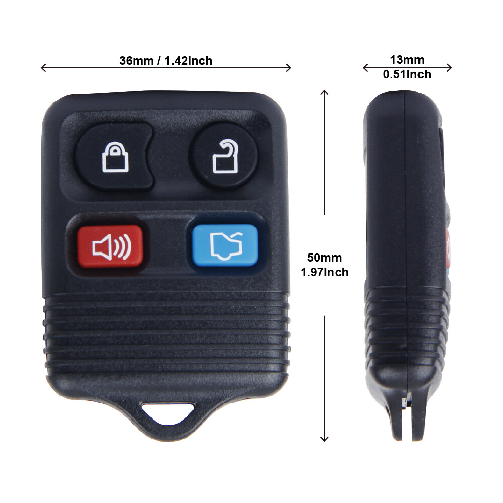2 Keyless Entry Remote Control Car Key Fob Clicker Transmitter For Ford Explore
