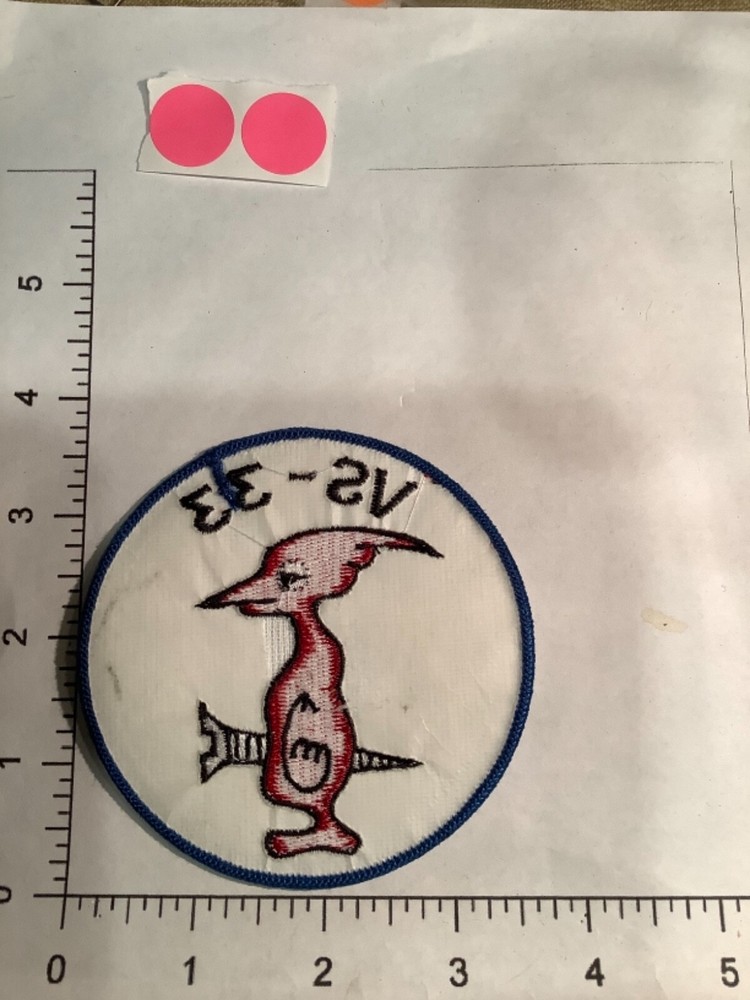 US NAVY VS - 33 SQUADRON PATCH