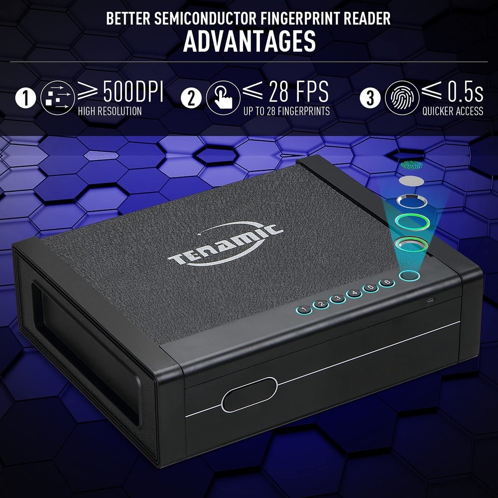 Tenamic Fingerprint Gun Safe GF101