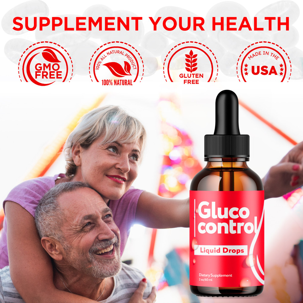 (1 Pack) Gluco Control Blood Support Drops Advanced Vitamin Supplement 2ML