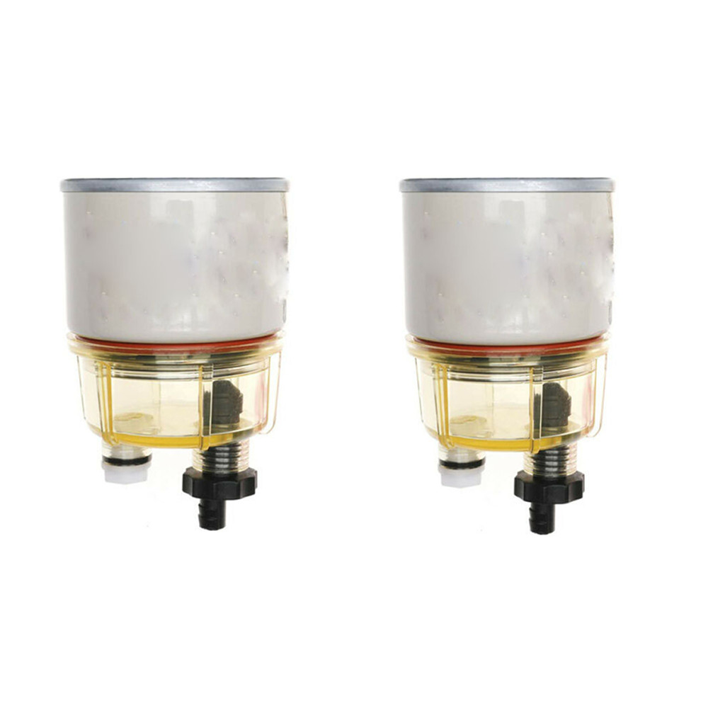 2pcs Fuel Filter Water Separator Spin-on R12T 120A Replacement Element For