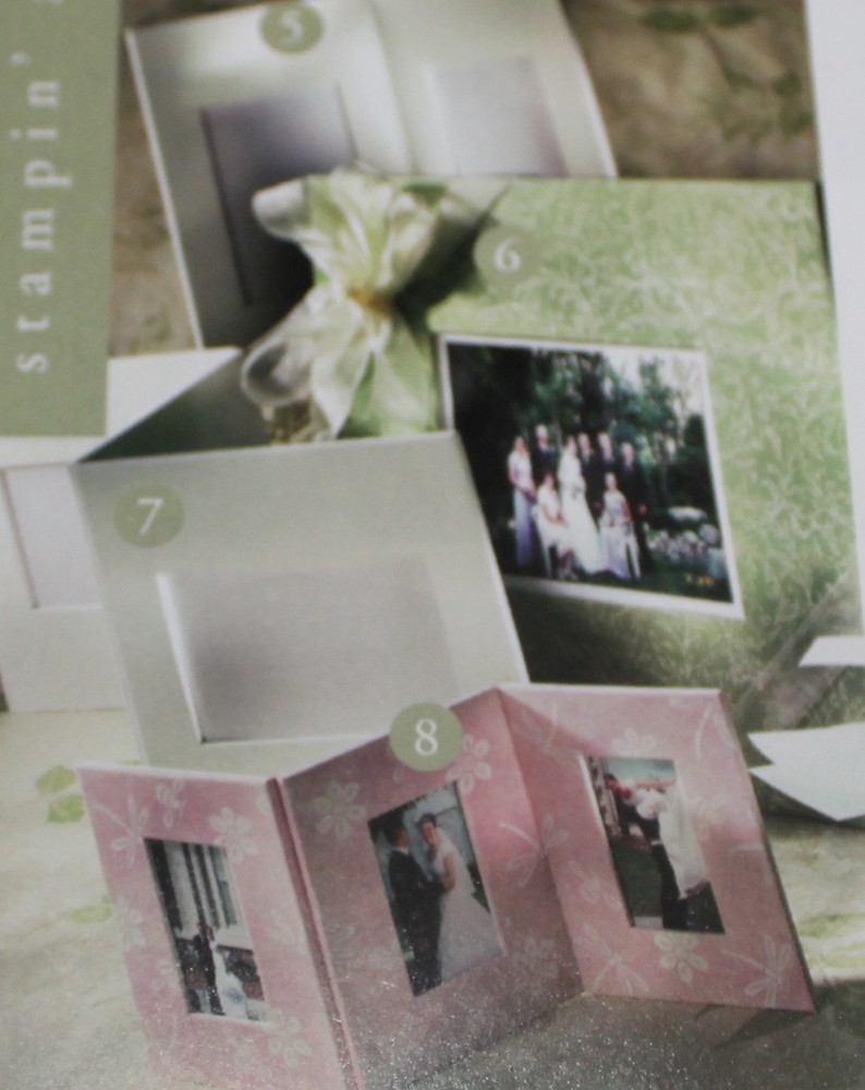 Stampin Up Tri-Fold Frame - Medium, 7” tall x 6.5” wide