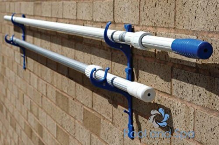 Wall-Mounted Rust-Resistant Hanger for Pool & Garden Tools - Easy Installation