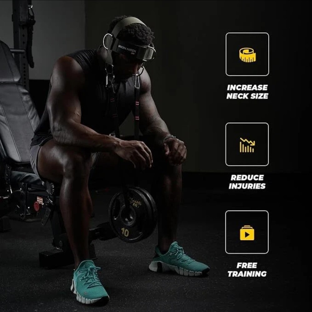 Iron Neck Alpha Neck Harness - Improves Neck Strength and Optimize Neck Workouts