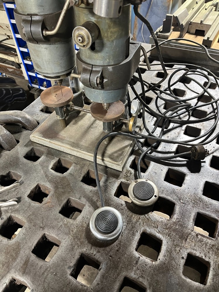 Vintage DUMORE Dual Head Precision Drill Press on Micro Machine Works Base