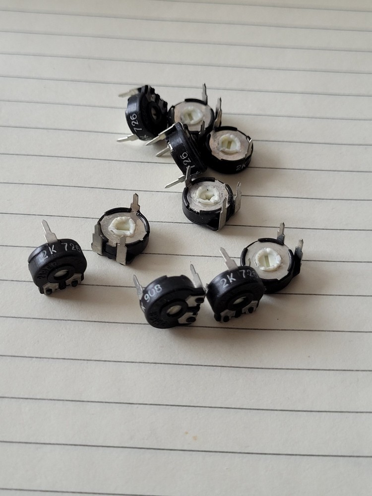 5pcs PIHER 2K Trimmer Potentiometer Variable Resistors