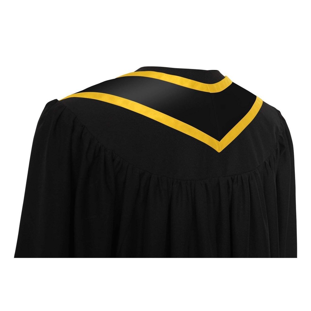Endea Graduation Black/Gold Plain with Trim Color & Classic End