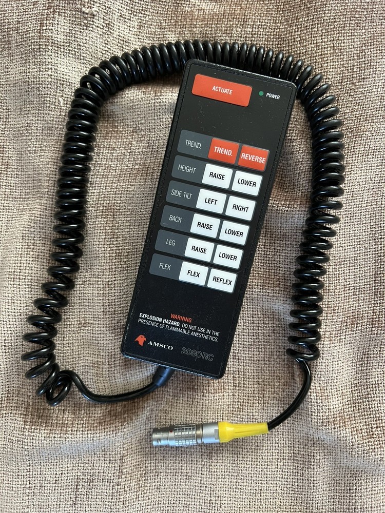 Amsco 2080 RC Hand Pendant Controller Surgical OR Table WORKING Remote.