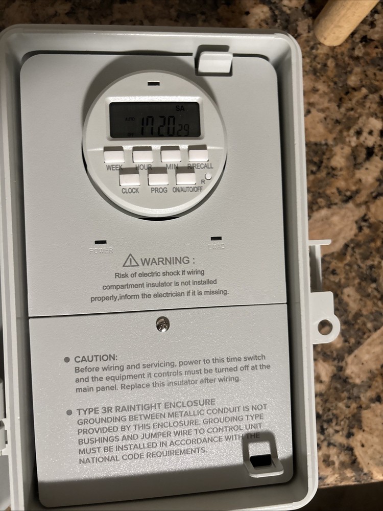 Brand New Dewenwilis Outdoor Digital Pool Timer Box