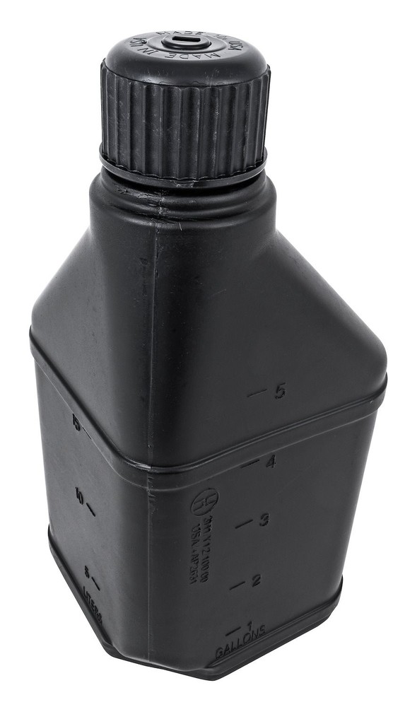 JEGS Square 5-Gallon Utility Jug [2-Handle, Black]