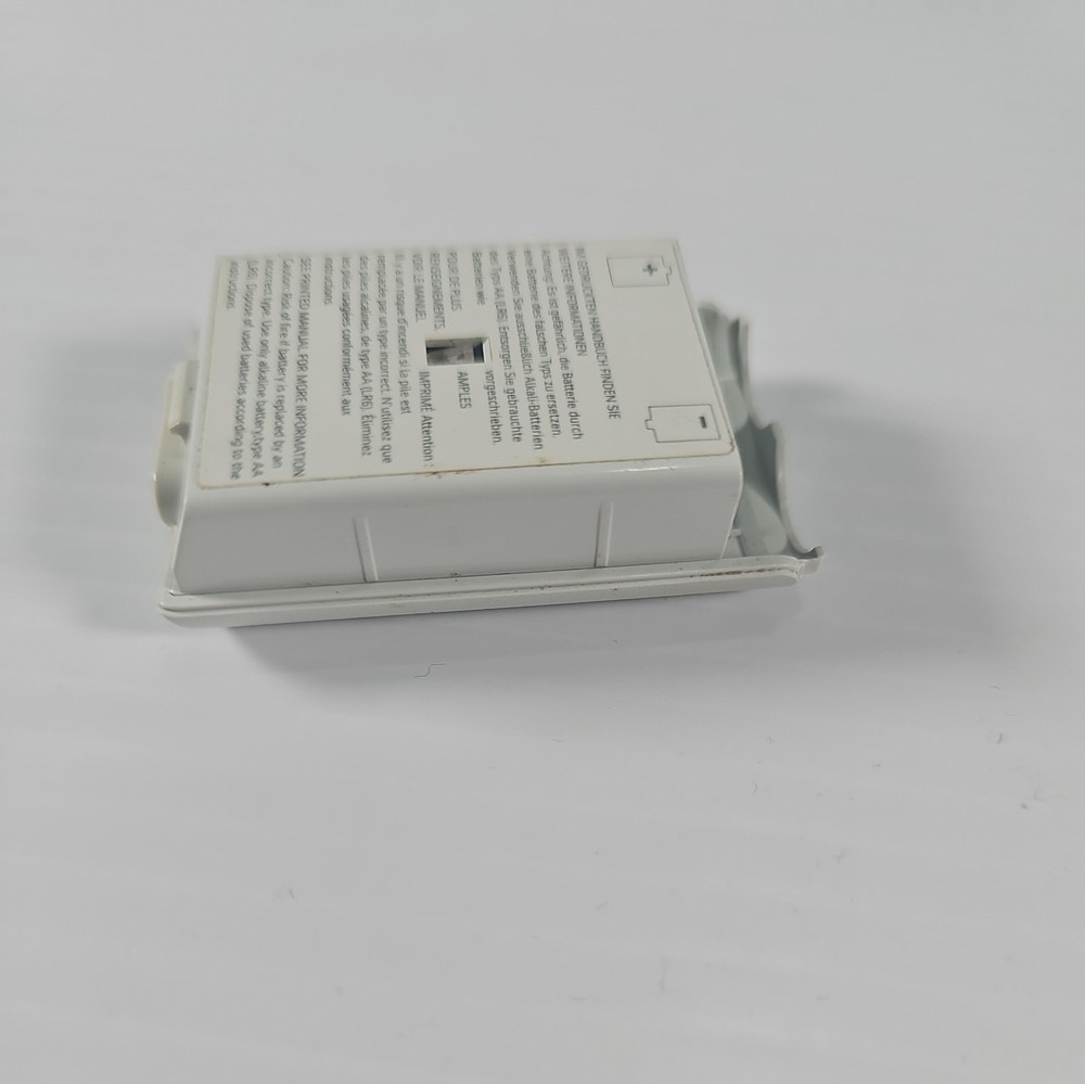 B/W Xbox 360 Wireless Controller AA Battery Pack Back Case Cover Holder Shell