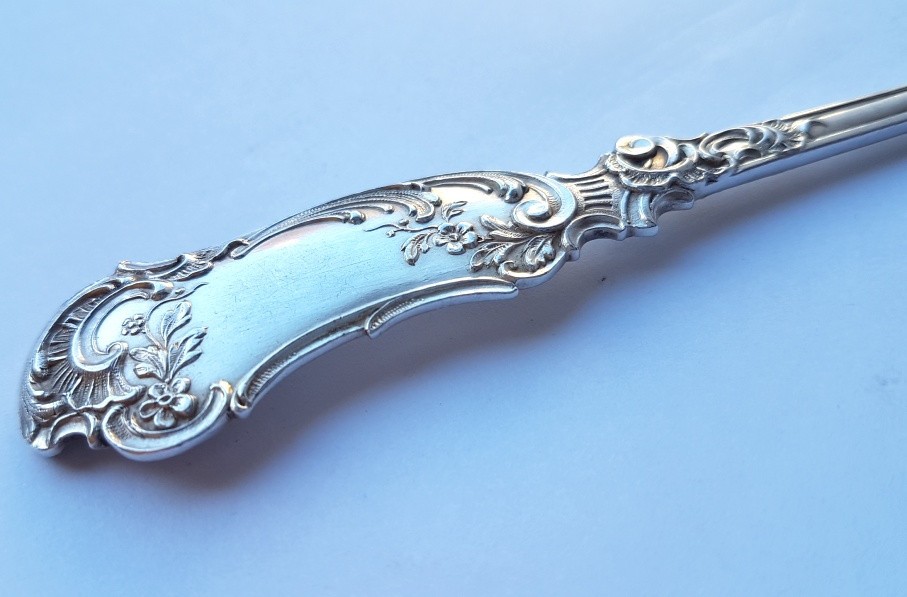 Solid Serving Spoon, Bruckmann, M. MAYER, 800 Silver K499