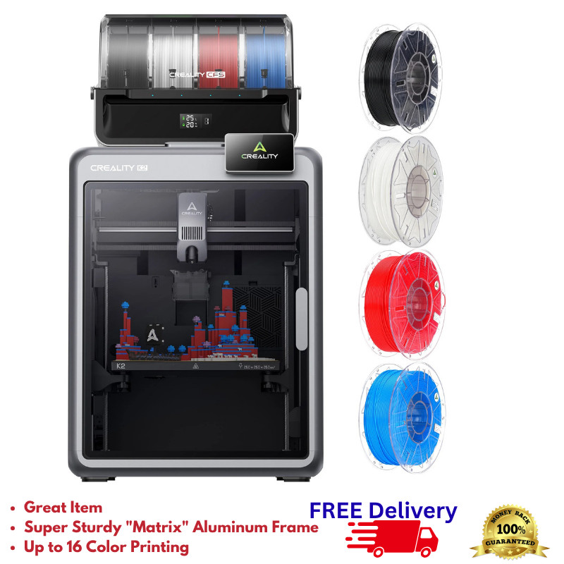 Creality K2 Combo 3D Printer Multi‑Color Bundle New