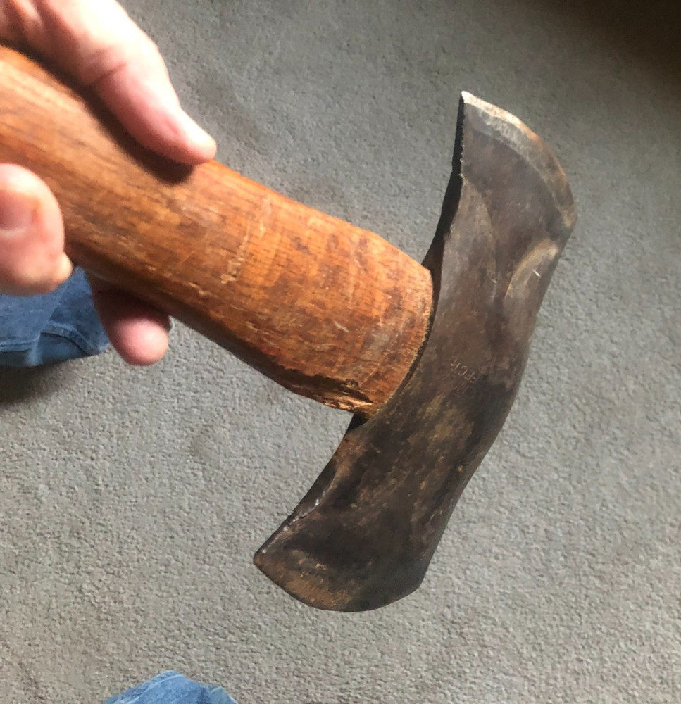 Vintage True Temper Kelly Perfect Double Bit Beveled Axe With Handle