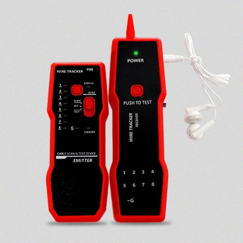 Networking Cable Tester Digital Networking Line Finder Wire Trackers PoE Checker