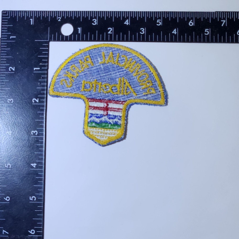Provincial Parks Alberta Patch. 3x4 Inches. Great Condition!