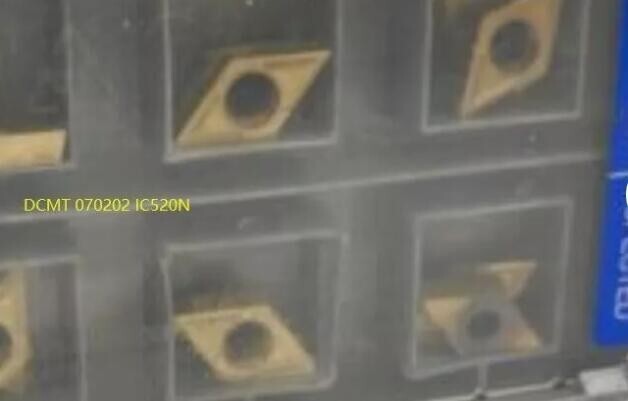 GENUINE  INSERTS     10 PCS             DCMT 070202 IC520N