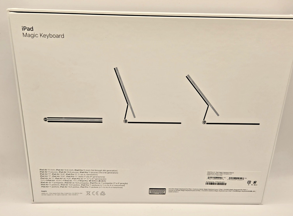 Apple iPad Magic Keyboard Black EMPTY BOX ONLY